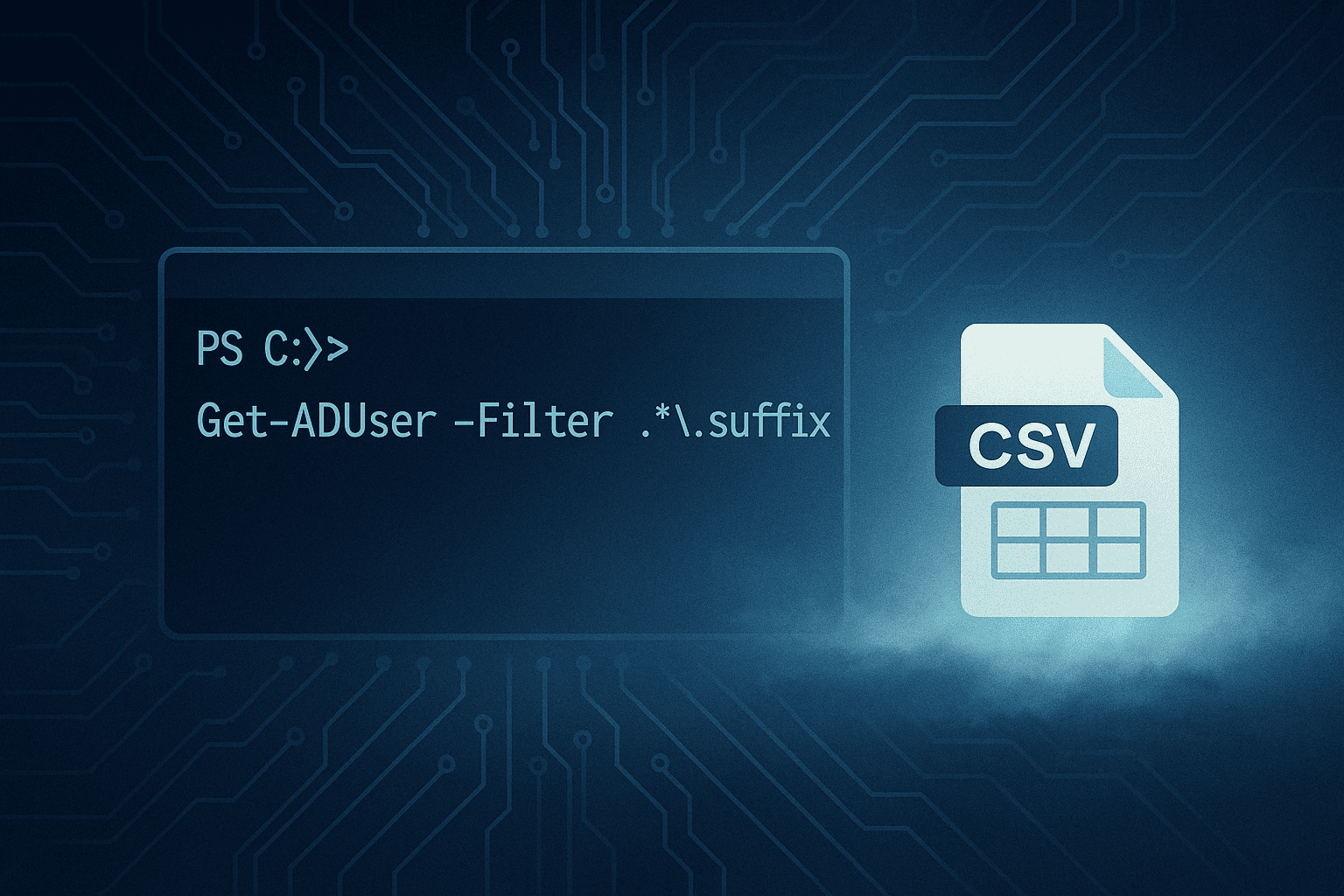 Suffix Serenade: PowerShell’s AD Sonata